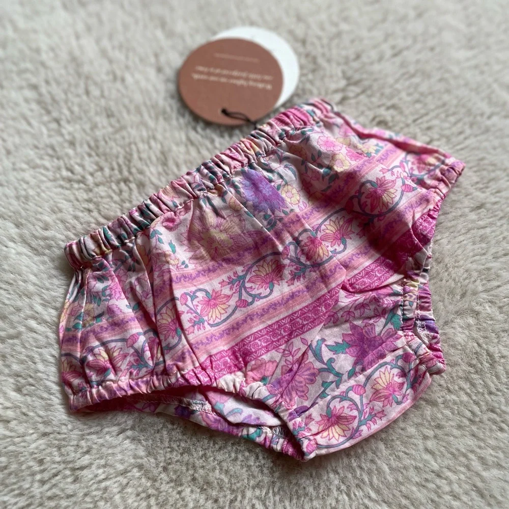Spell | Little Gypsies Folk Town Bloomers Pink | 3-6 Months